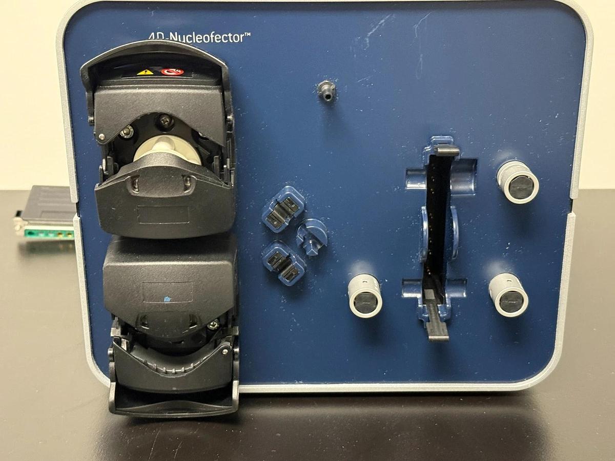 Used Lonza 4D Nucleofector transfection LV unit AAF-1002L with cable