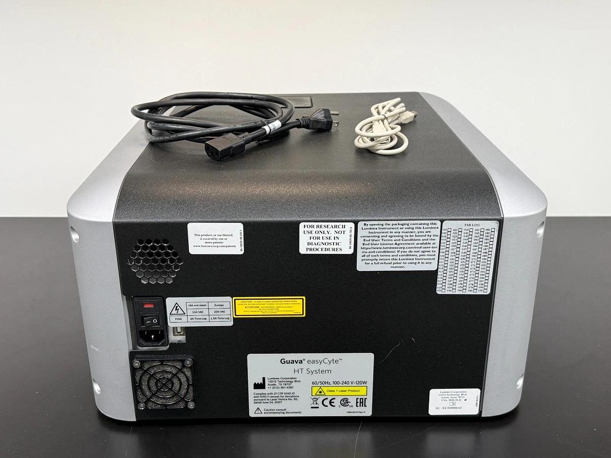 Used Luminex Guava EasyCyte HT Flow Cytometer | Benchtop 96-Well Microcapillary