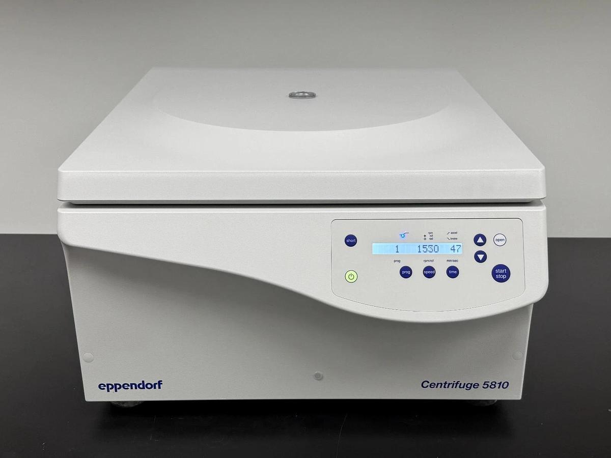Used Eppendorf 5810 Centrifuge with S-4-104 Swing-Bucket Rotor | Benchtop 4 x 750 mL