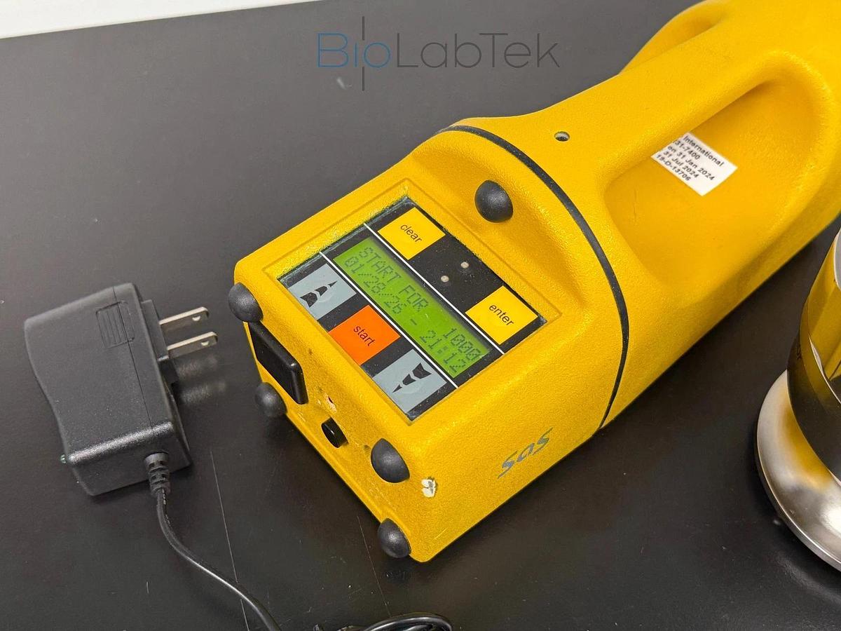 Used Bioscience SAS 180 Lpm Super Isolator head microbial air sampler system