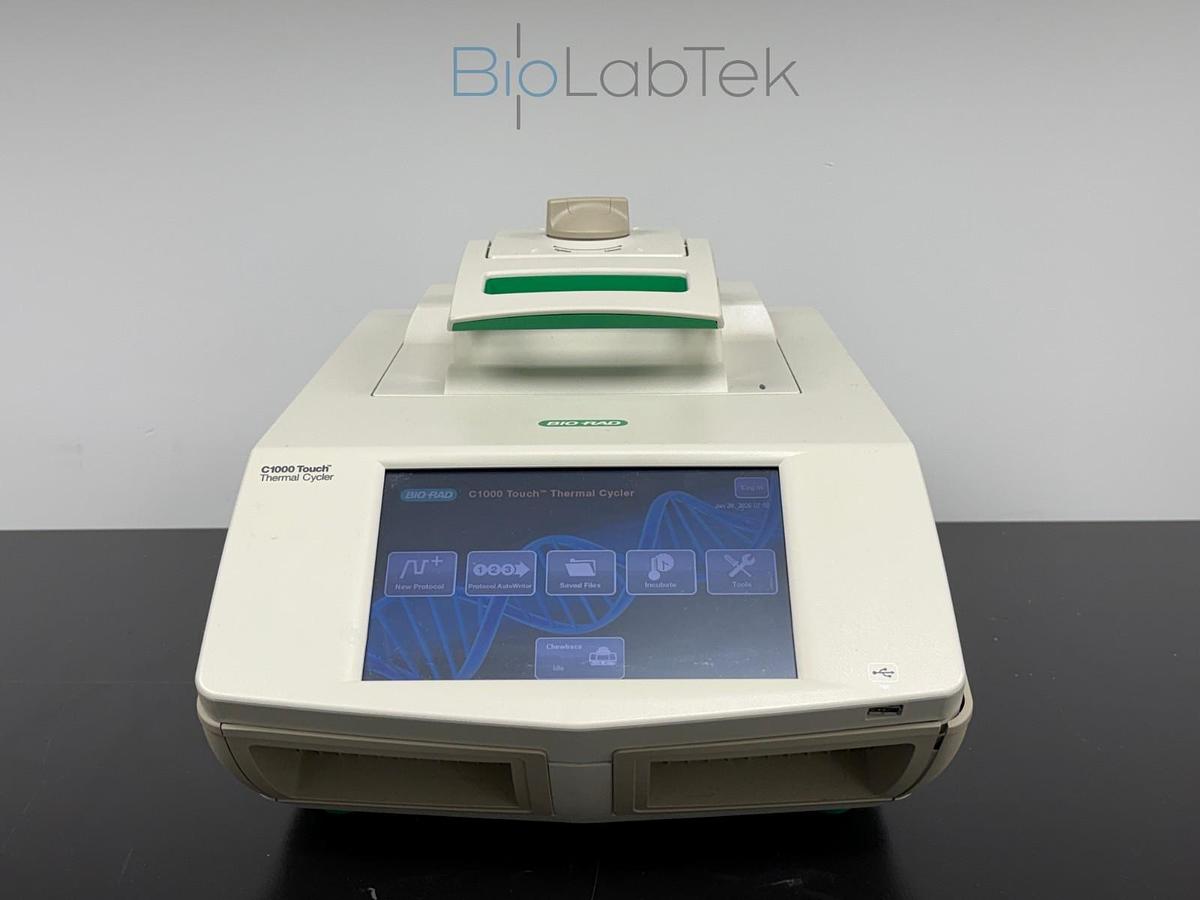 Used Bio-Rad C1000 Touch PCR Gradient Thermal Cycler with 96 well Fast module block