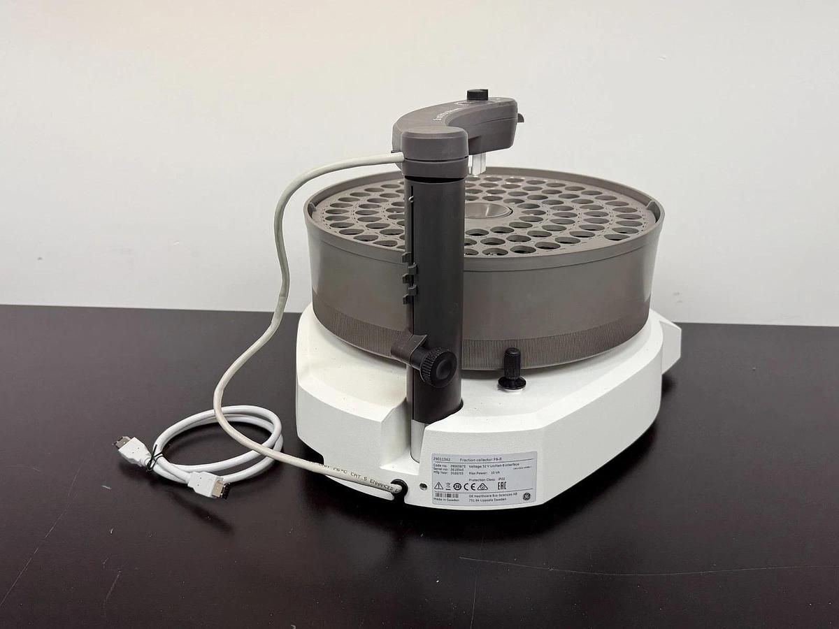 Used GE Cytiva AKTA Fraction Collector F9-R with tube rack