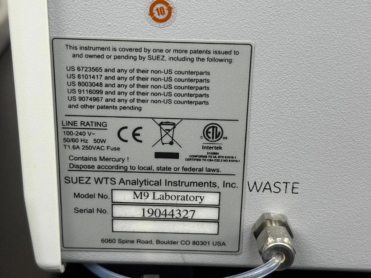 Used Veolia Sievers M9 Laboratory TOC Analyzer Turbo with Autosampler | Water Testing