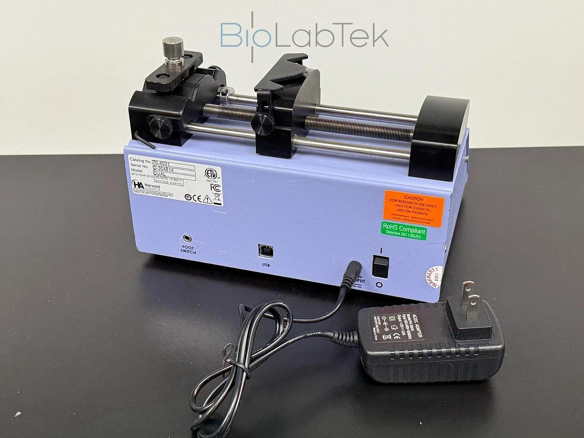 Used Harvard Apparatus touch dual Infusion syringe pump 11 elite