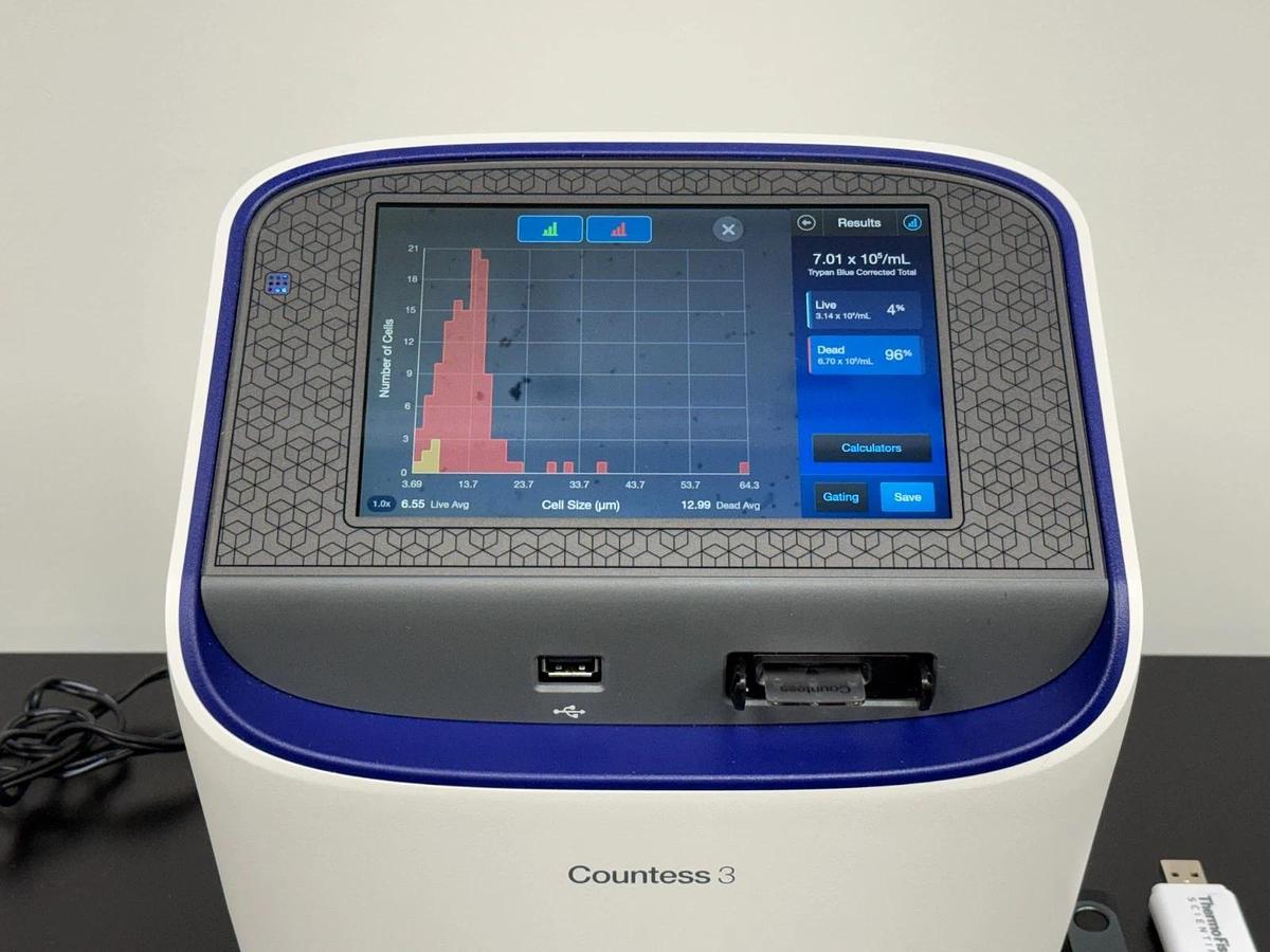 Used Thermo Invitrogen Countess 3 Automated Cell Counter w/Warranty
