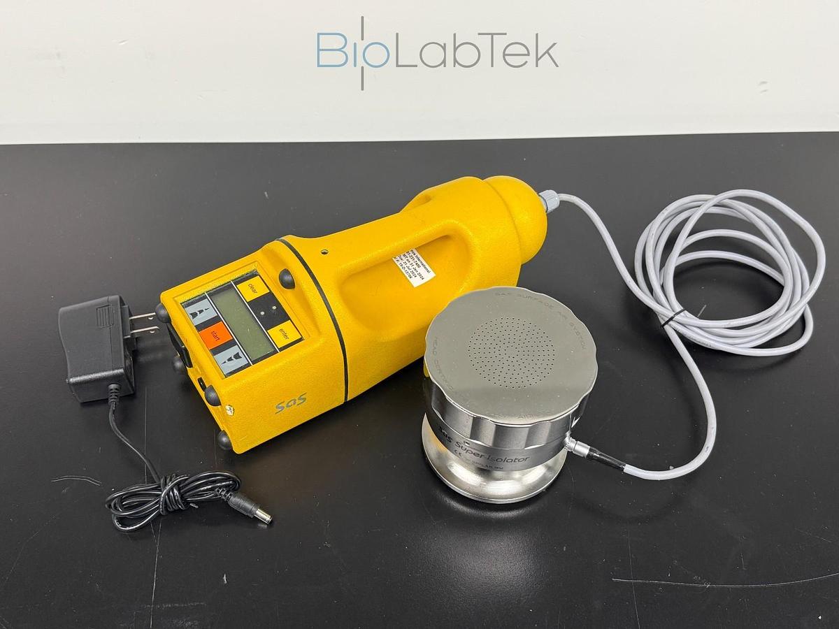 Used Bioscience SAS 180 Lpm Super Isolator head microbial air sampler system