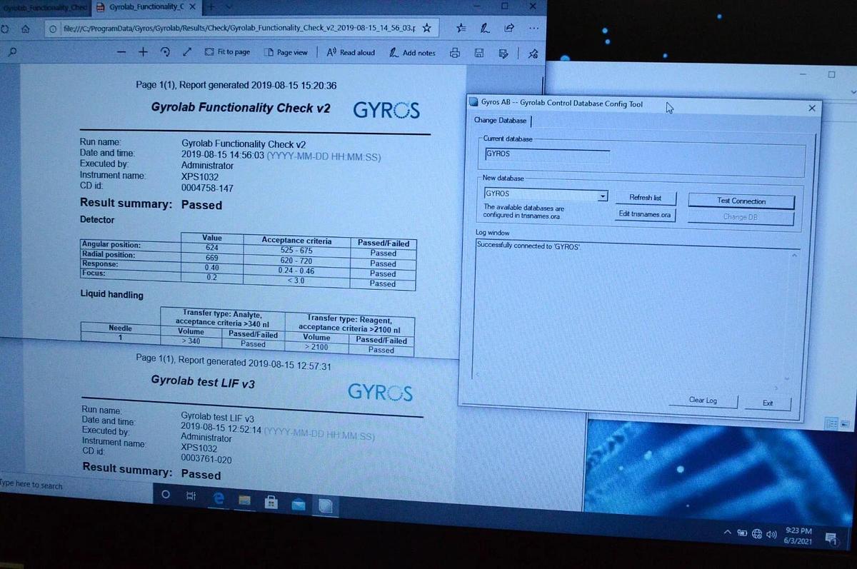 Used Gyros Gyrolab xPlore xPS nanoliter-scale immunoassay system