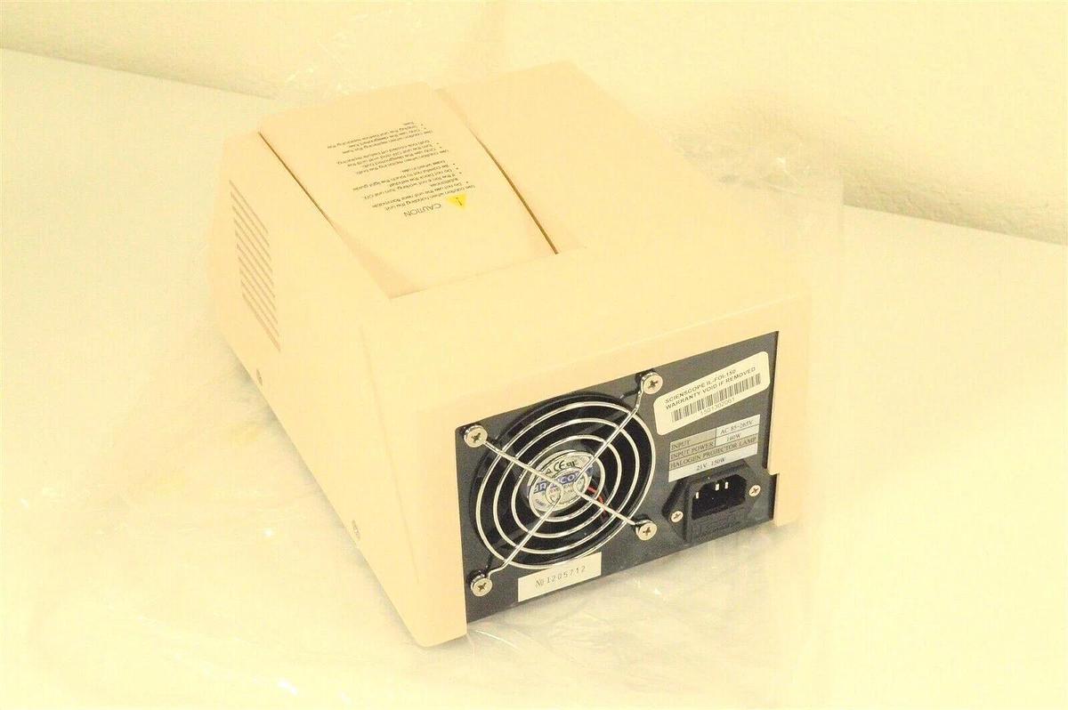 Used Scienscope IL-FOI-150 plus Halogen Fiber Optic Microscope illuminator H9