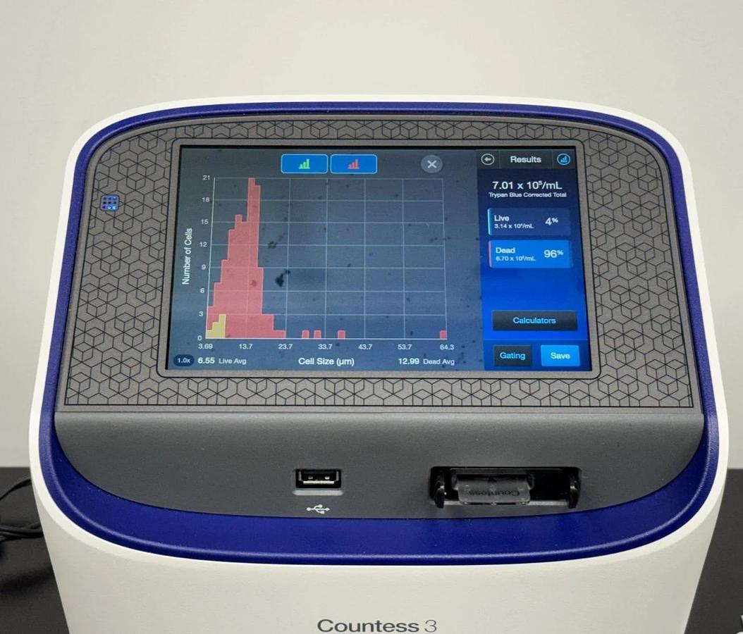 Used Thermo Invitrogen Countess 3 Automated Cell Counter w/Warranty