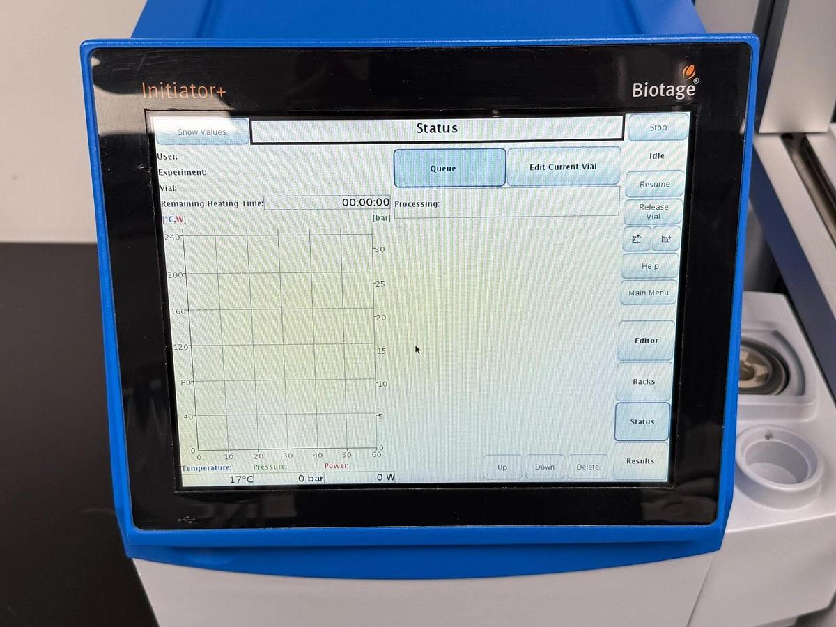 Used Biotage Initiator+ plus Microwave Synthesizer & robot sixty