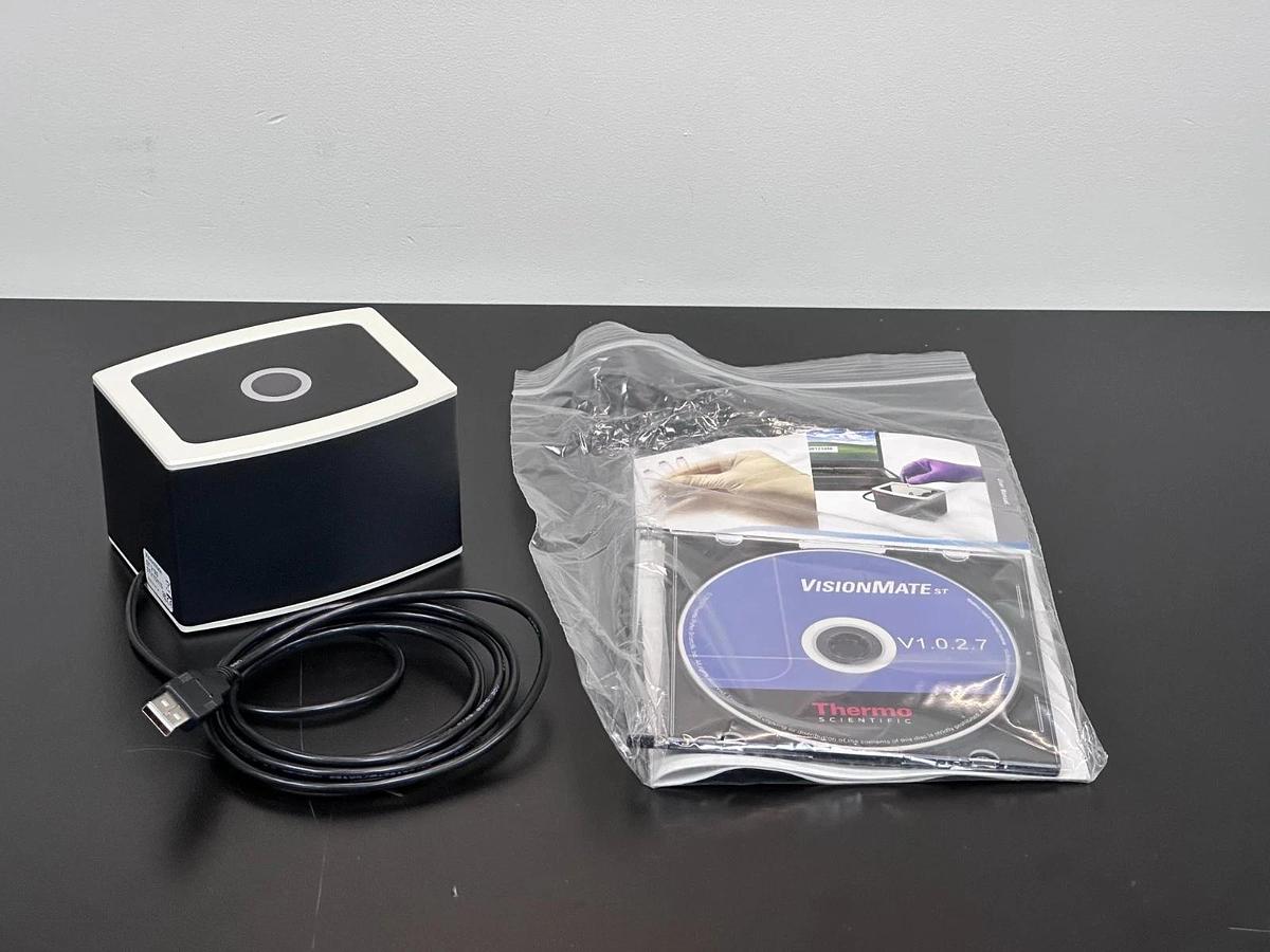 Used Thermo Scientific VisionMate ST Single-Tube 2D Barcode Reader with software NEW