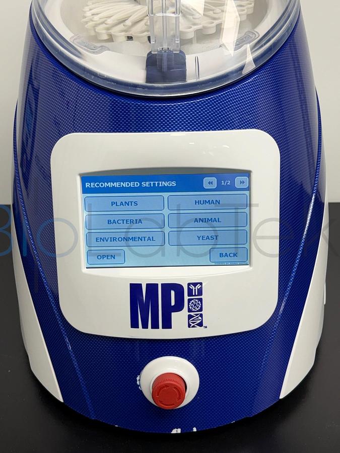 Used MP Biomedicals FastPrep-24 5G Sample Preparation System | Bead Beater 24 x 2 mL