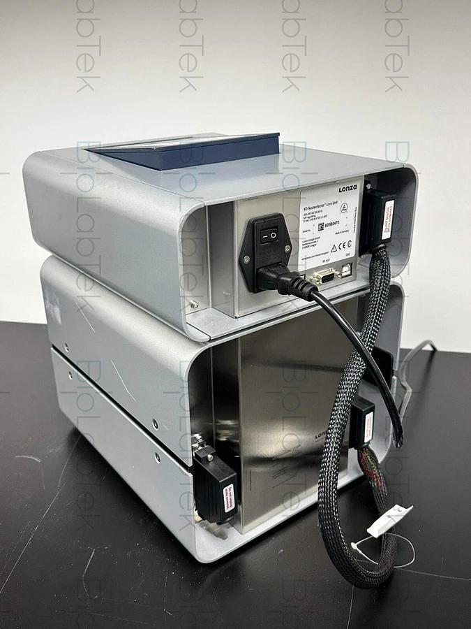 Used Lonza 4D Nucleofector Nucleofection Transfection System Core & LV Unit combo