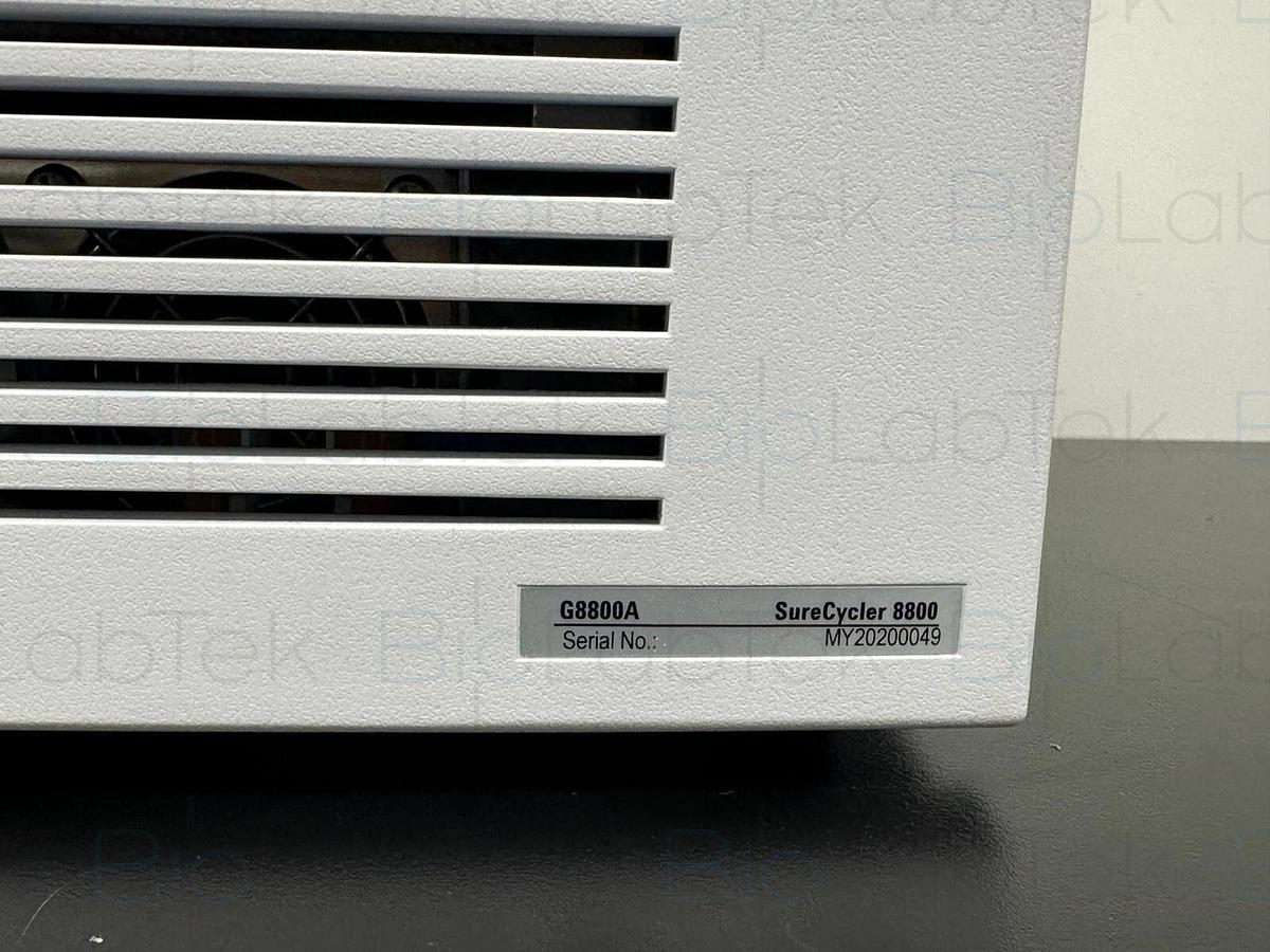 Used Agilent SureCycler 8800 PCR thermal cycler with 8810a 96-well block module