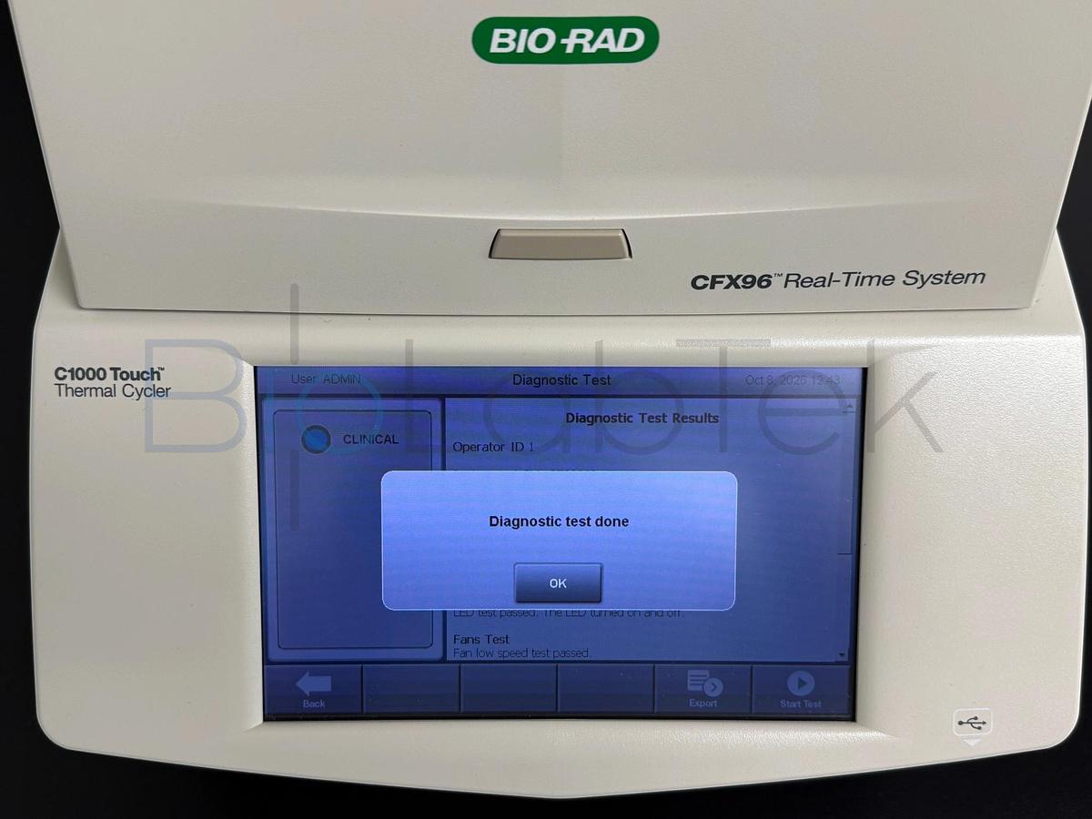 Used Bio-Rad CFX96 Touch Real-Time PCR Detection System | Low Hours
