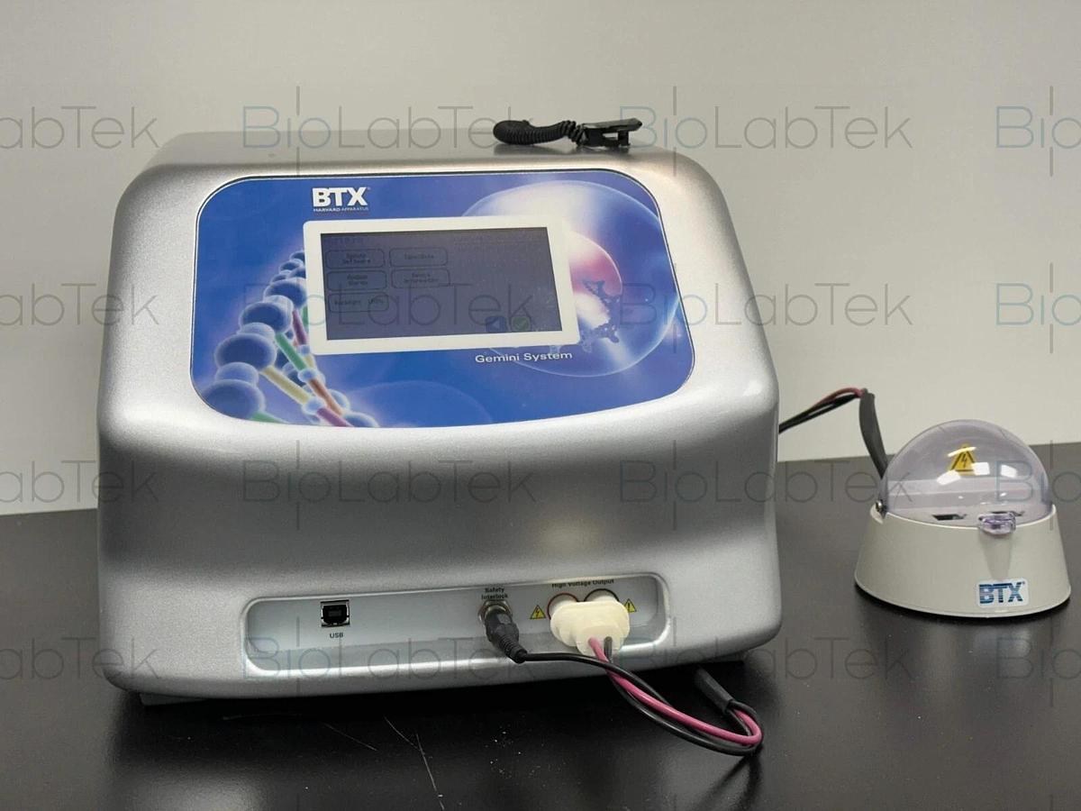 Used BTX Gemini SC2 Twin Wave Electroporator with safety dome