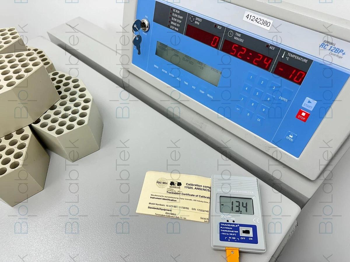Used Thermo Sorvall RC 12BP+ Bioprocessing Centrifuge with H-12000 rotor/buckets 2011