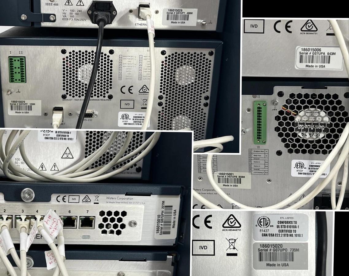 Used Waters Acquity UPLC HPLC TUV FLR organizer sample and binary manager heater tray
