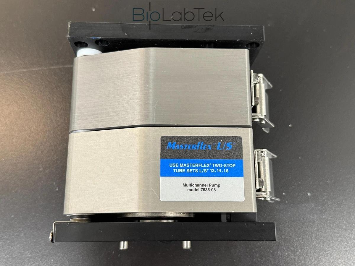 Used Cole-Parmer Masterflex L/S multichannel 8-Channel Peristaltic Pump Head 7535-08