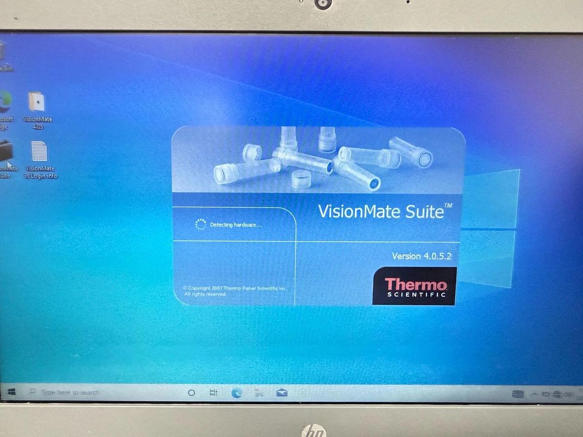 Used Thermo Scientific VisionMate HS High Speed Barcode Reader w/ Laptop