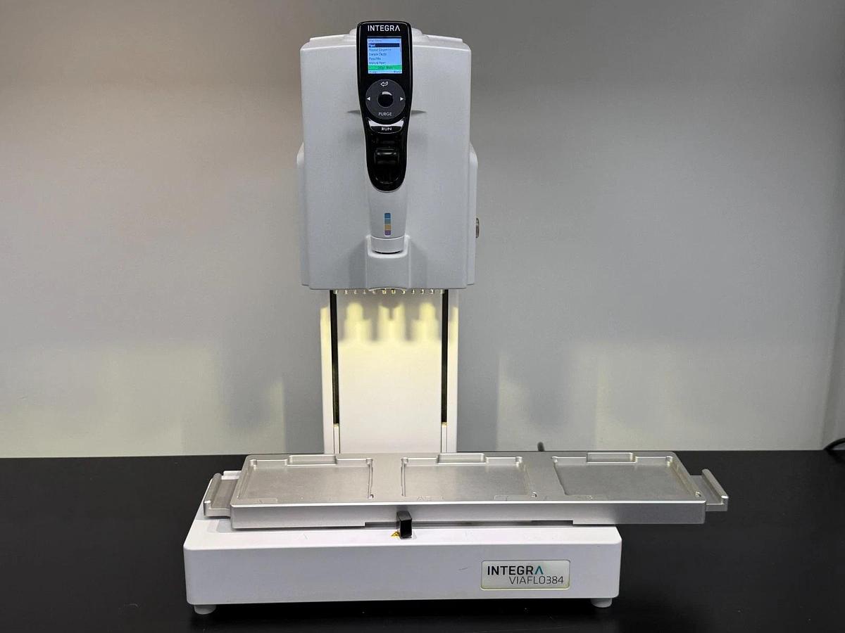 Used INTEGRA VIAFLO 96 Electronic Pipetting System 10-300µl 96-Channel Head Benchtop