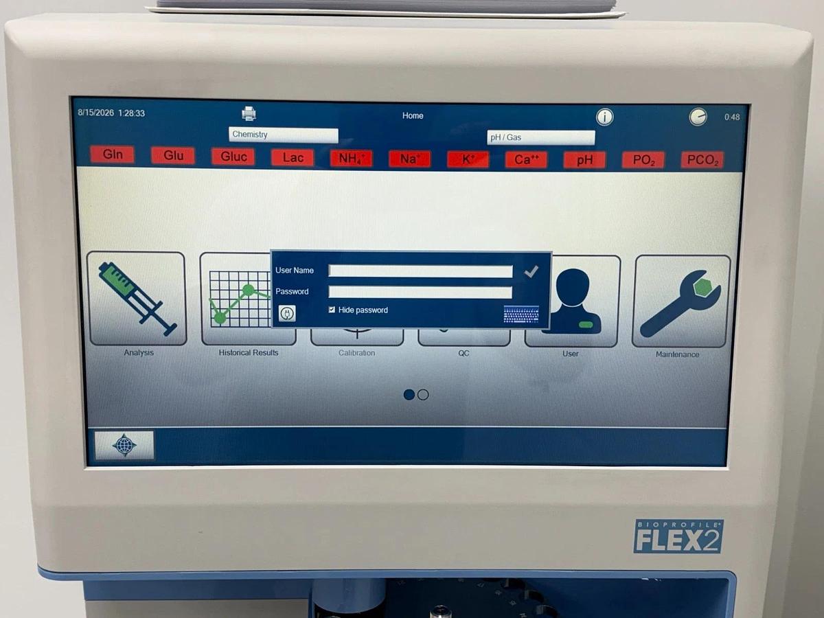 Used Nova Biomedical BioProfile FLEX2 Cell Culture Analyzer | 11-Parameter Chemistry