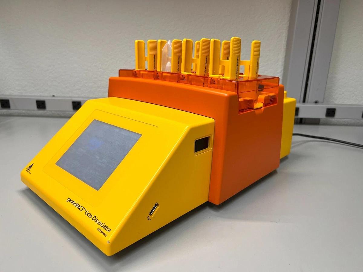 Used Miltenyi Biotec gentleMACS Octo Dissociator with Heaters w/Warranty