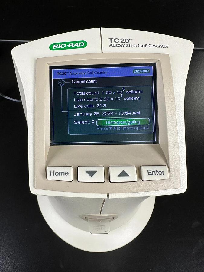 Used Bio-Rad TC20 Automated Cell Colony Counter Viability Analysis 508BR w/Warranty