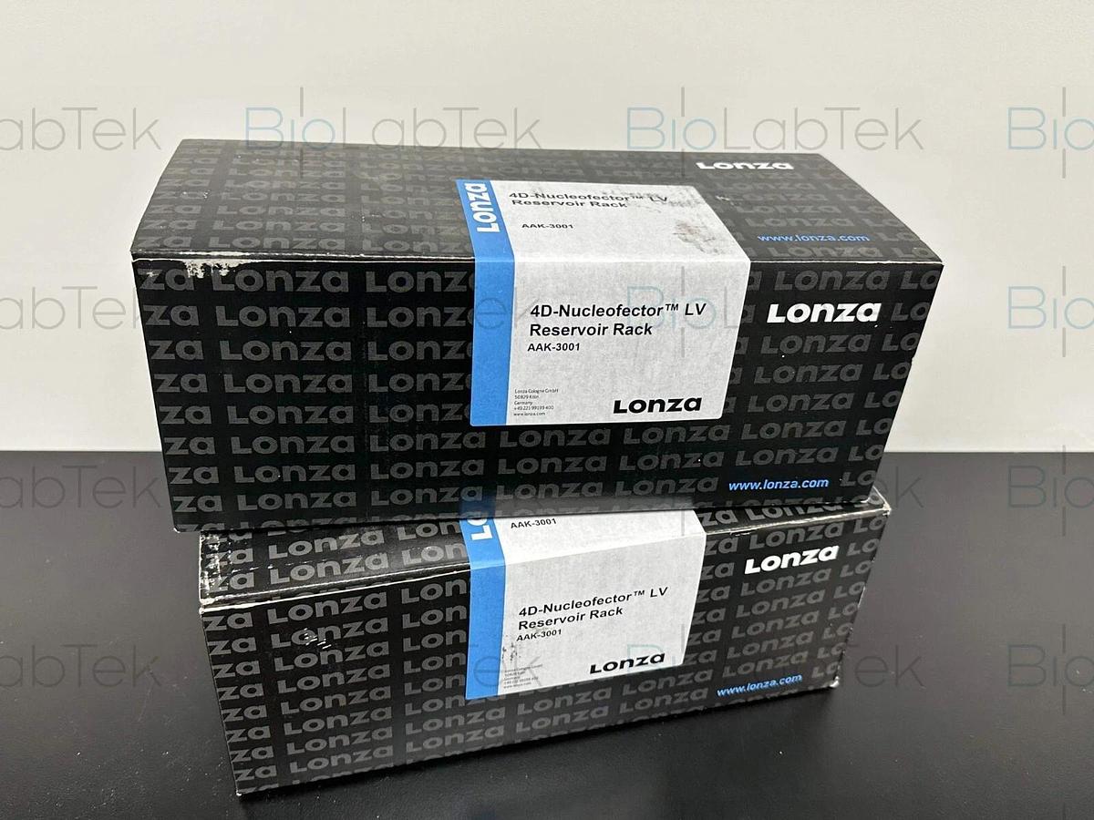 Used New 2-packs Lonza 4D Nucleofector LV reservoir rack AAK-3001
