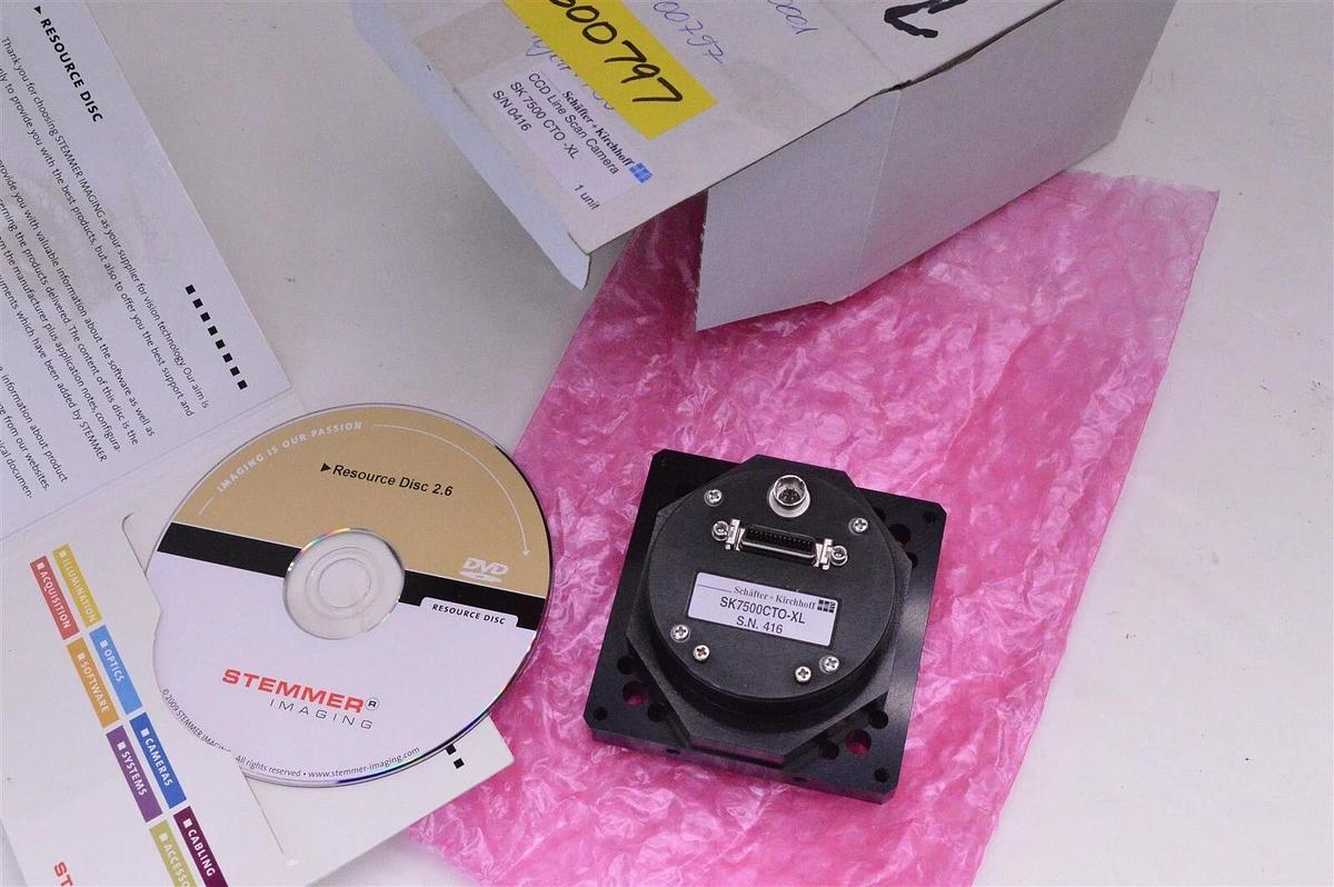 Used Schafter Kirchhoff SK7500CTO-XL CCD line scan camera SK 7500 CTO