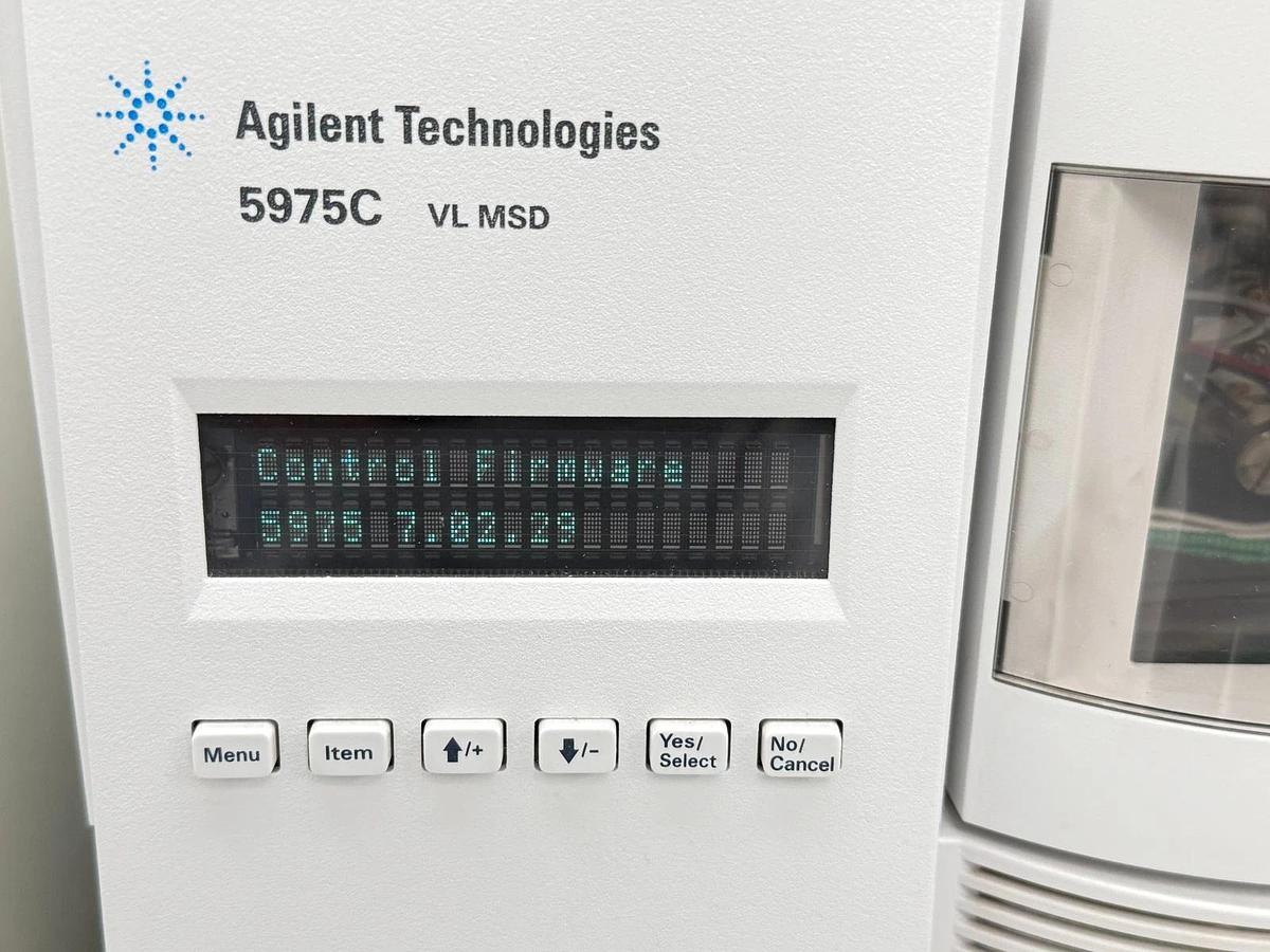 Used Agilent 7890A GC System with 5975C VL MSD and G1888 Headspace Sampler