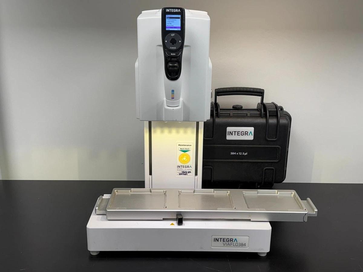 Used Integra VIAFLO 384 Electronic Pipetting System with 0.5-12.5µL 384 Head