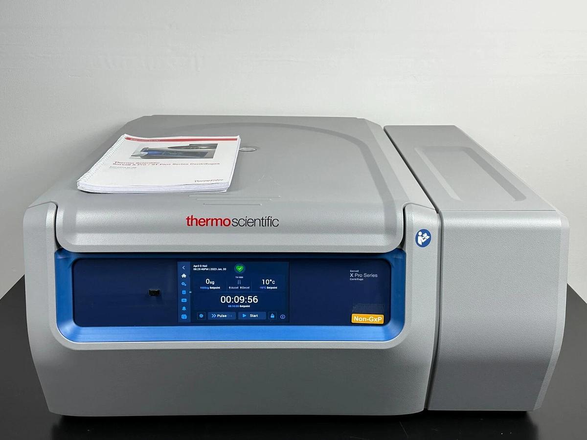 Used Thermo Scientific Sorvall X4R Pro MD Refrigerated Centrifuge with swinging rotor