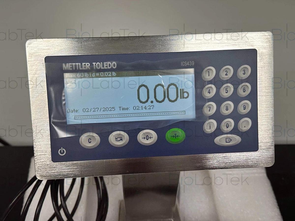 Used NEW Mettler Toledo 5-30 KG ICS439g weighing bench terminal scale unit