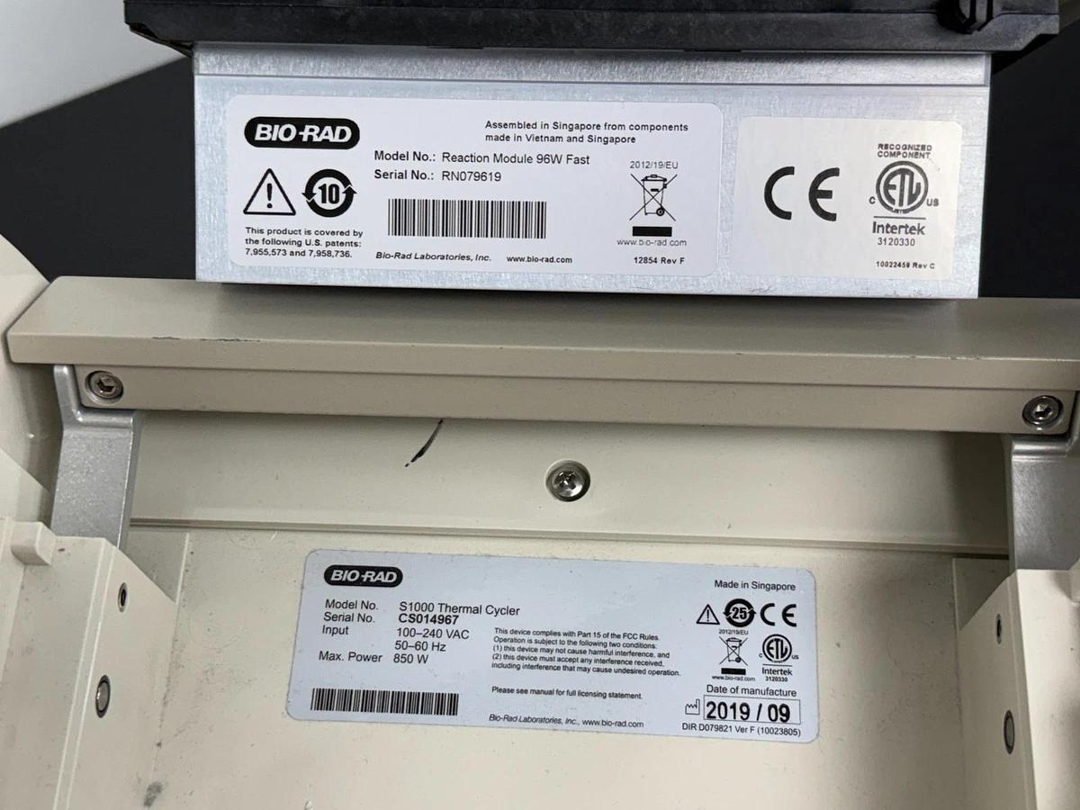 Used Bio-Rad S1000 Thermal Cycler with 96-Well Fast Reaction Module | Benchtop PCR