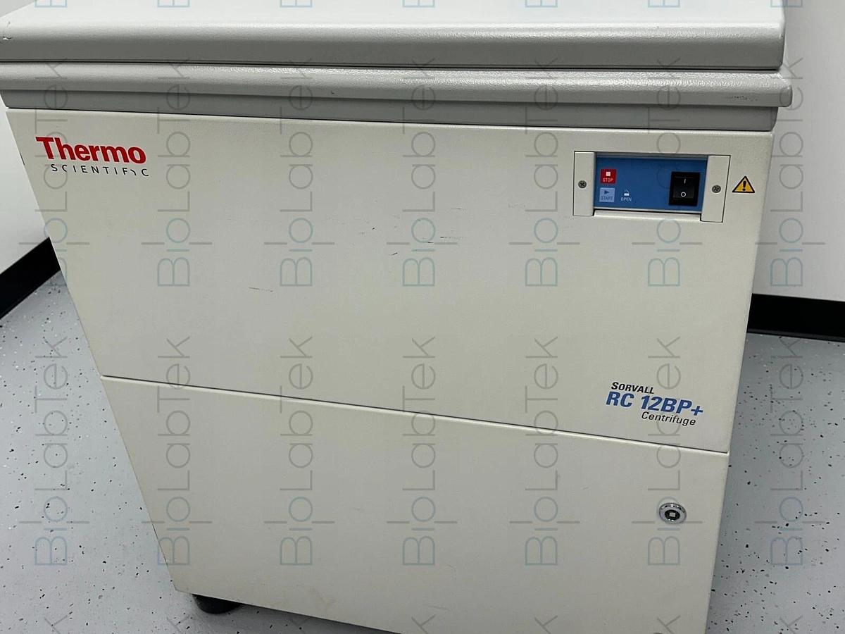 Used Thermo Sorvall RC 12BP+ Bioprocessing Centrifuge with H-12000 rotor/buckets 2011