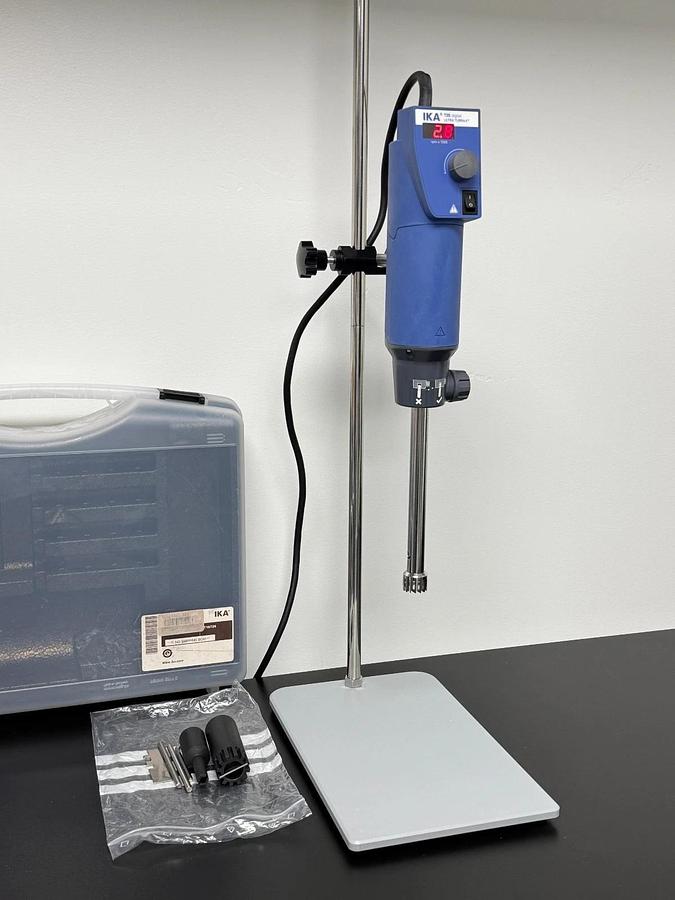Used IKA T25 Digital ULTRA-TURRAX Homogenizer Disperser with 50-2000ml Tool & Stand