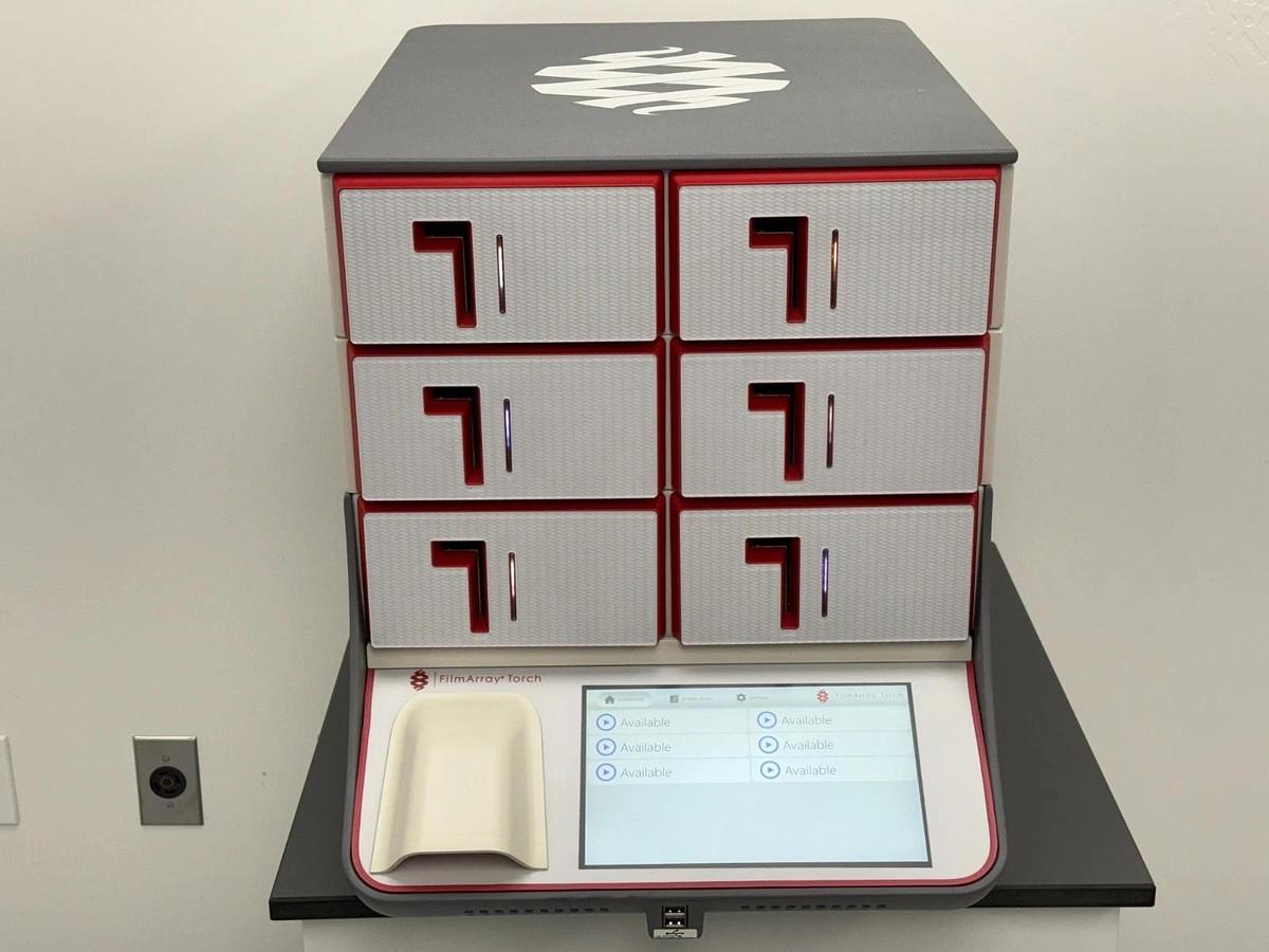 Used BioFire FilmArray Torch PCR Molecular Testing Analyzer | Base with 6 Modules