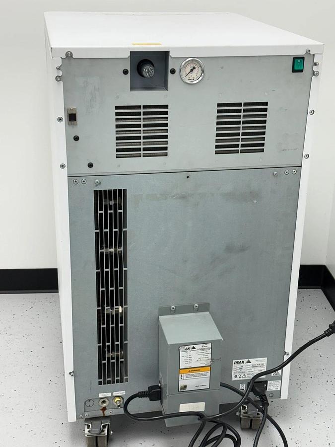 Used Peak Scientific Genius XE70 XE Mass Spectometer lab Nitrogen gas generator 70L