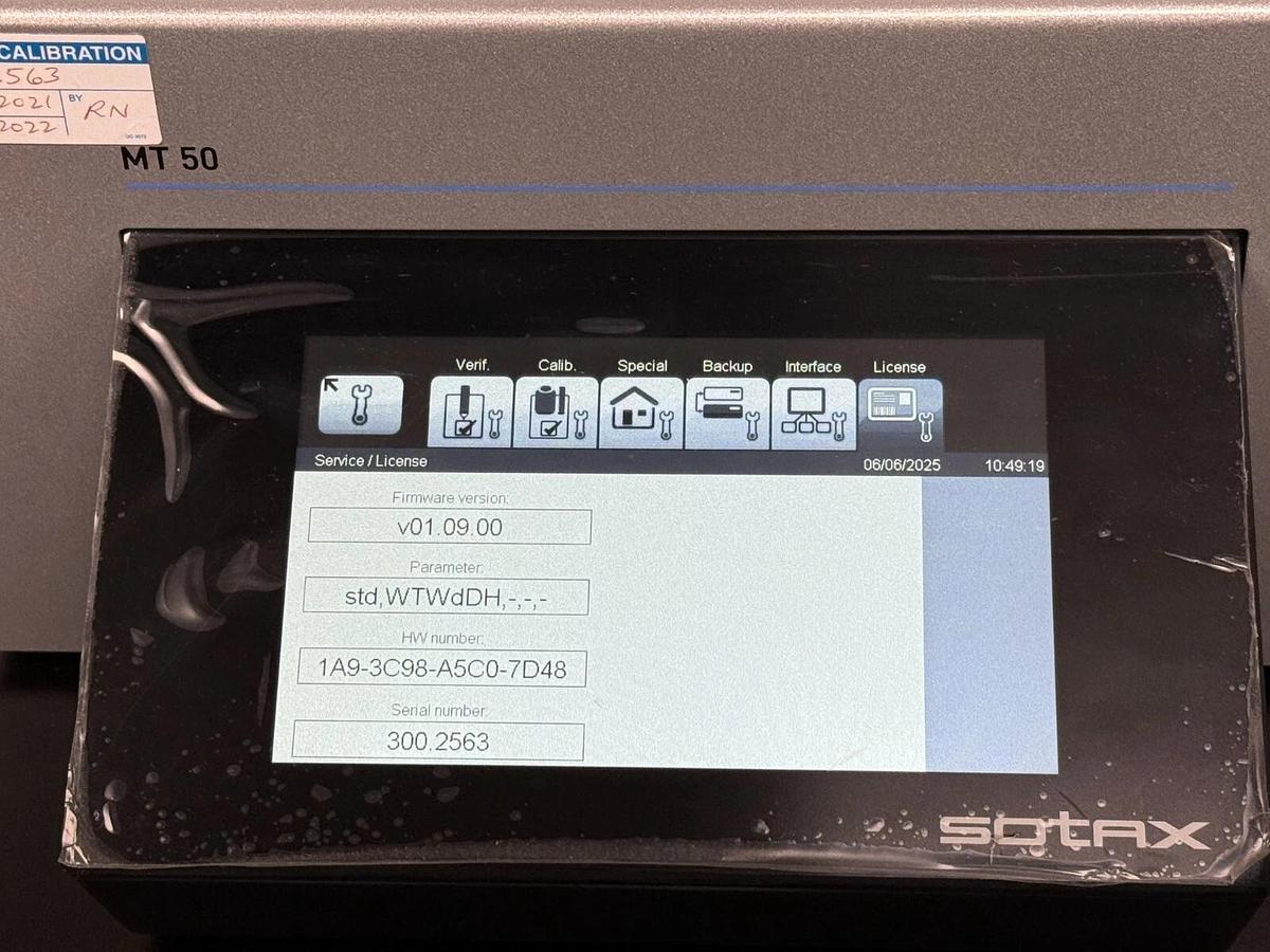 Used Sotax Pharmatron MultiTest 50 G2 MT50 tablet hardness tester