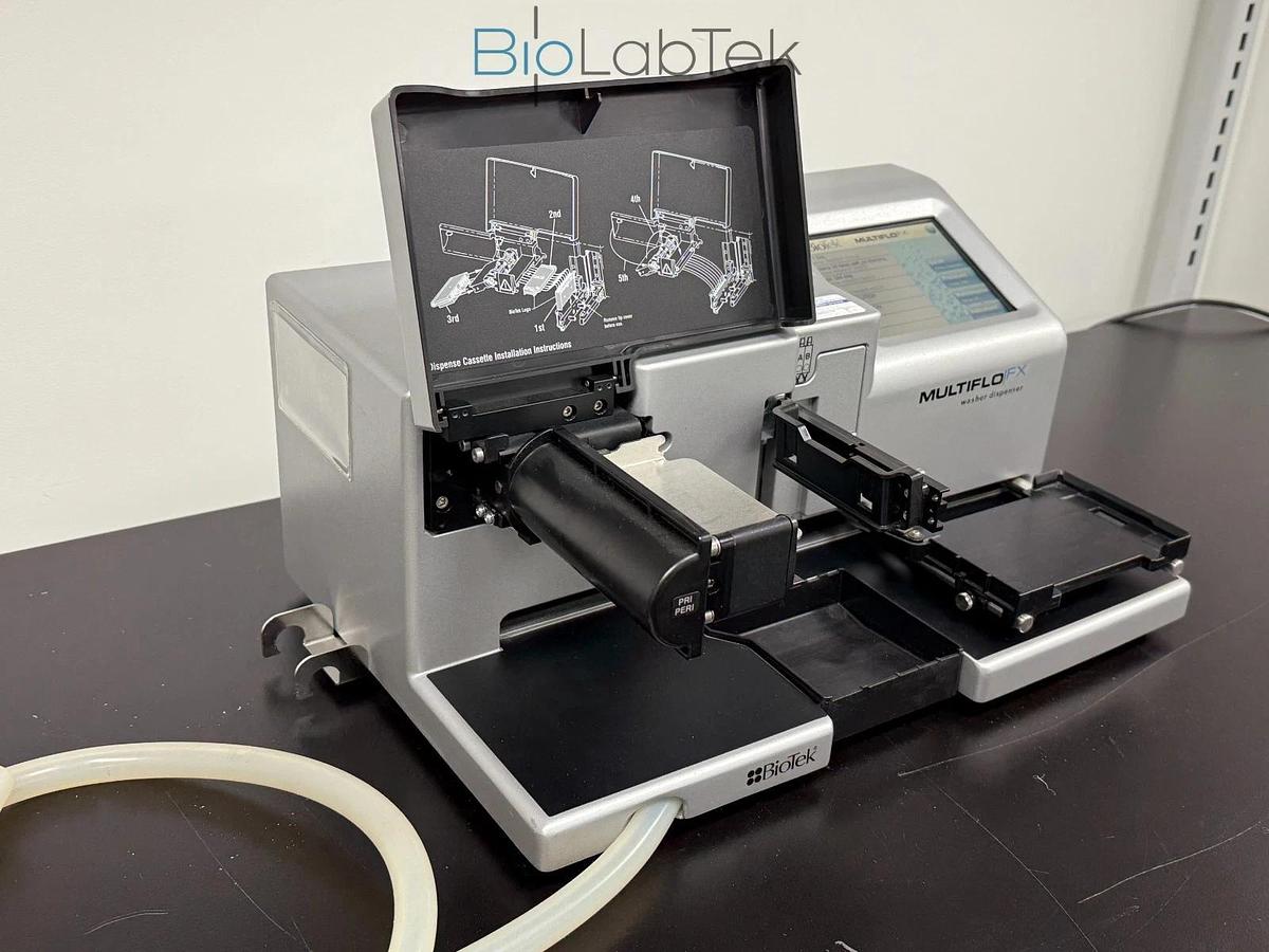Used BioTek MultiFlo FX touch MFXP Microplate Reagent Dispenser
