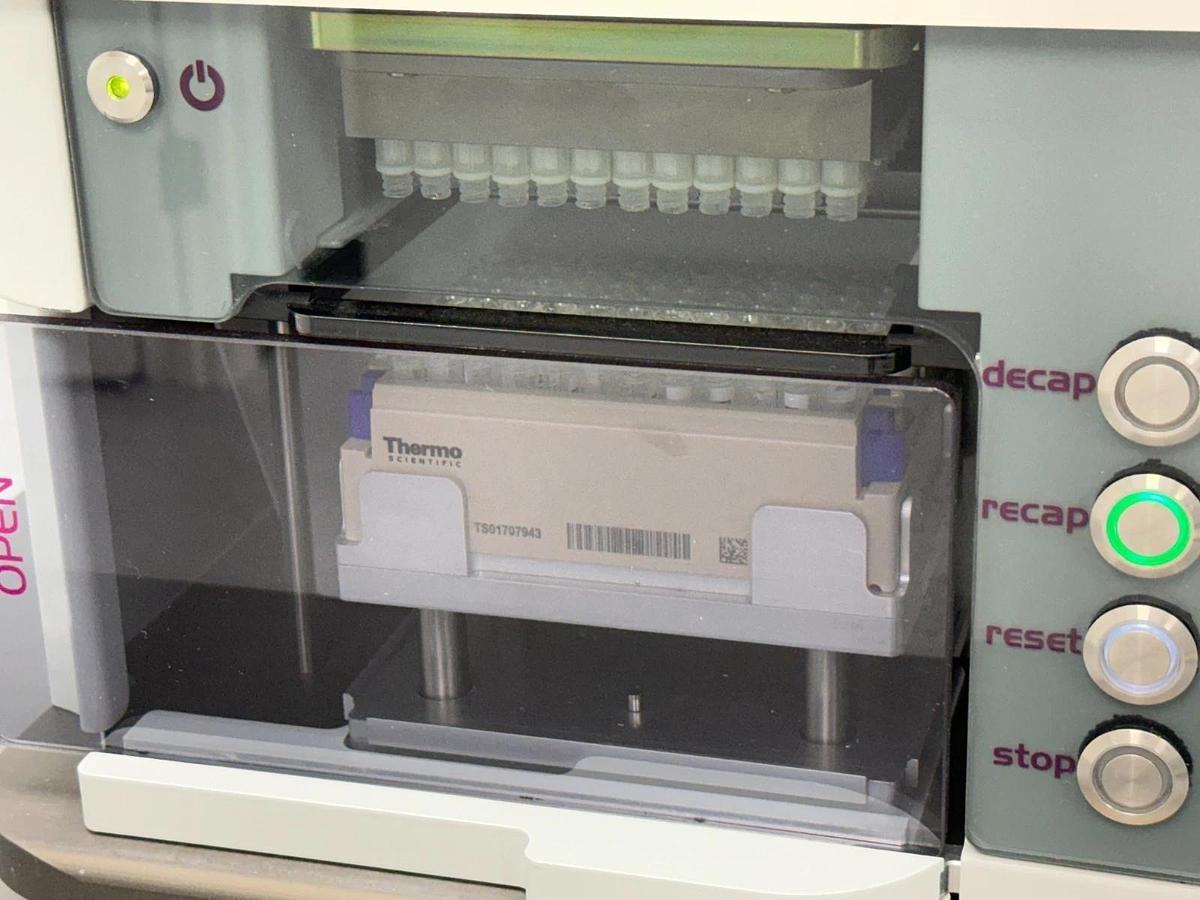 Used Thermo Capit-All 96-tube Matrix rack Screwtop cap Capper Decapper