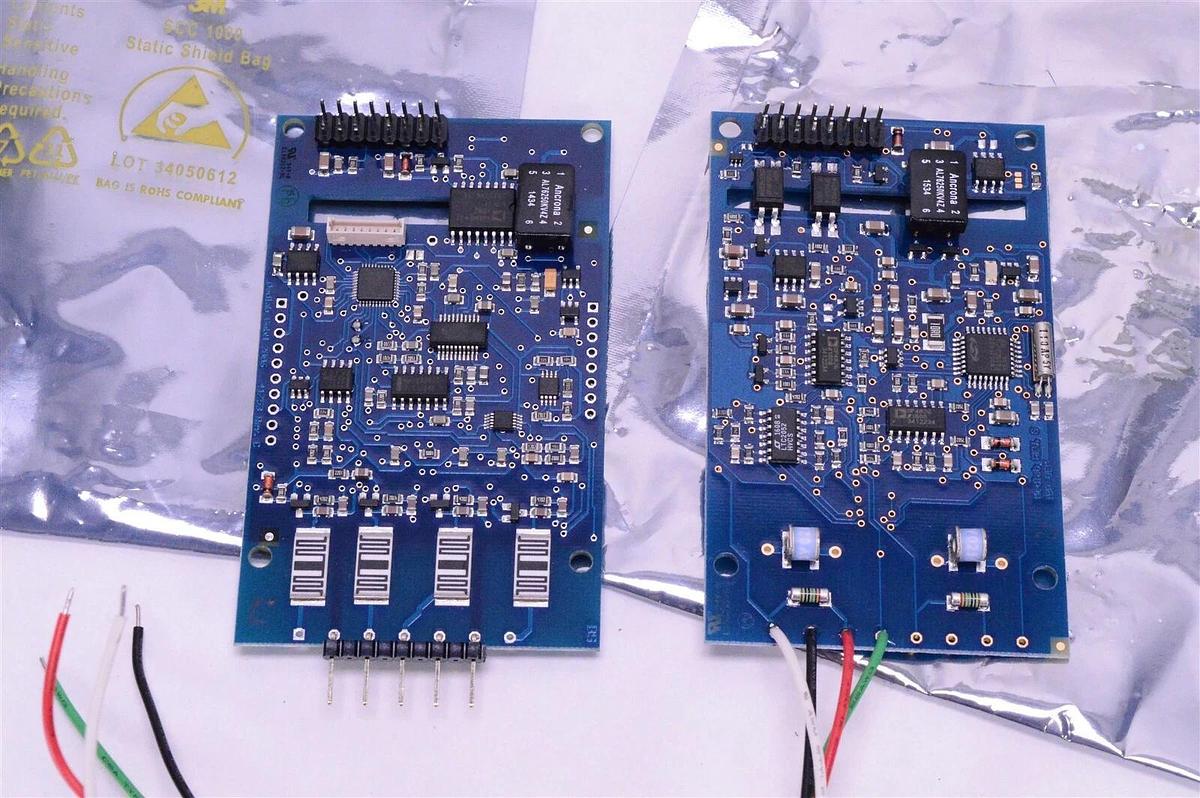 Used 2x Medlab 3 Channel ECG Test Kit bloodpressure board pcb EG01010 EG02000 0708