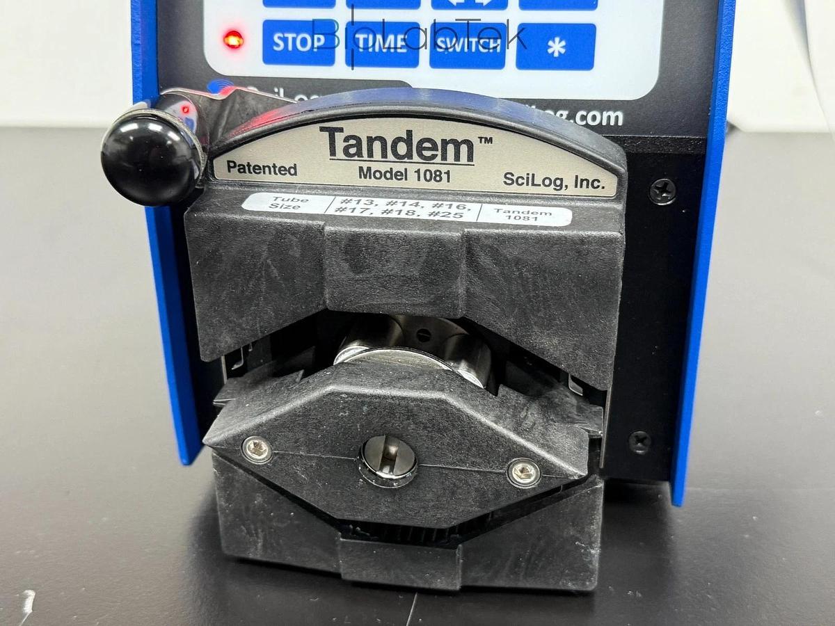 Parker SciLog ChemTec CP-120 peristaltic Metering pump w Tandem 1081 tube head