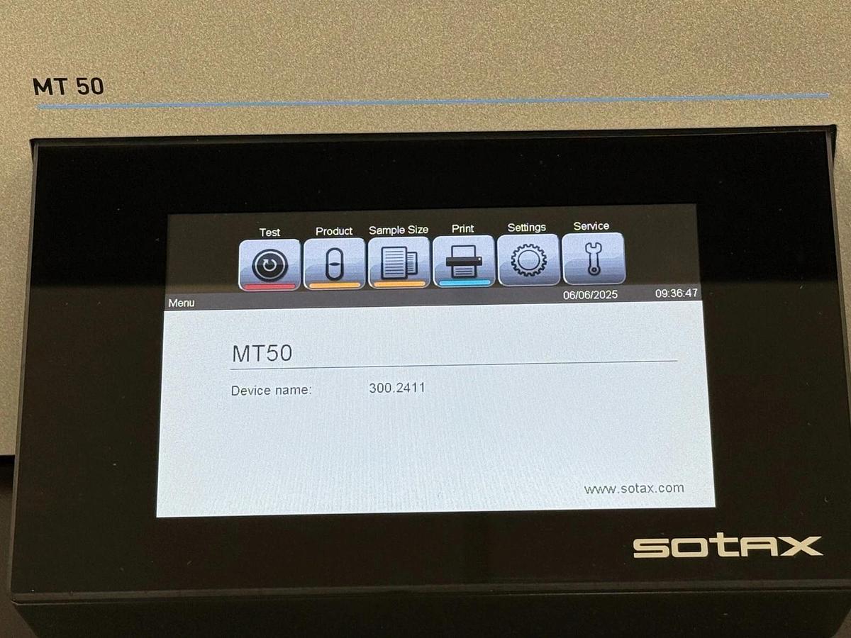 Used Sotax Pharmatron MultiTest 50 G2 MT50 tablet hardness tester