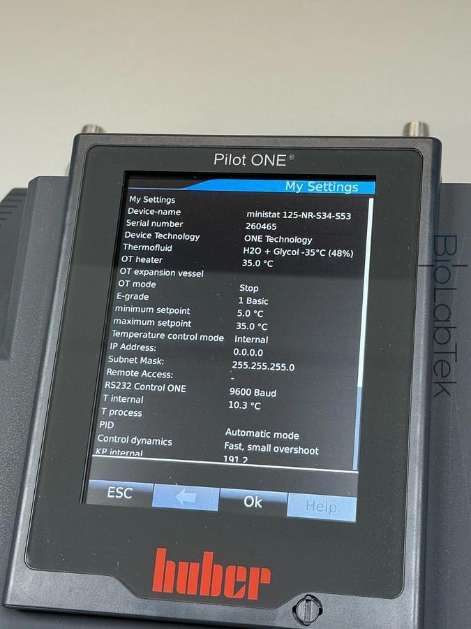Used Huber Ministat 125 PilotOne -25 to 150c 120v heat & cool Circulating Bath 2.75L