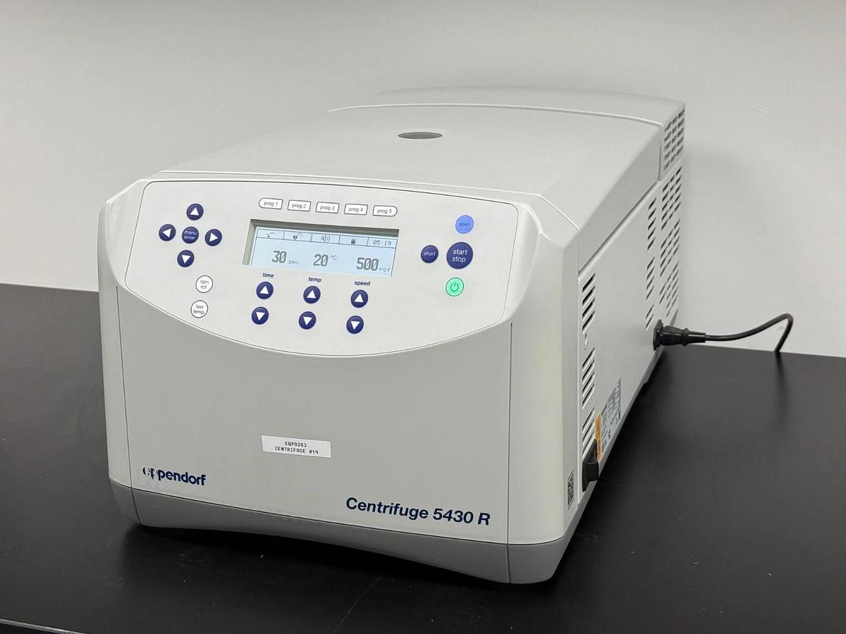 Used Eppendorf Centrifuge 5430R Refrigerated Centrifuge with A-2-MTP Plate Rotor
