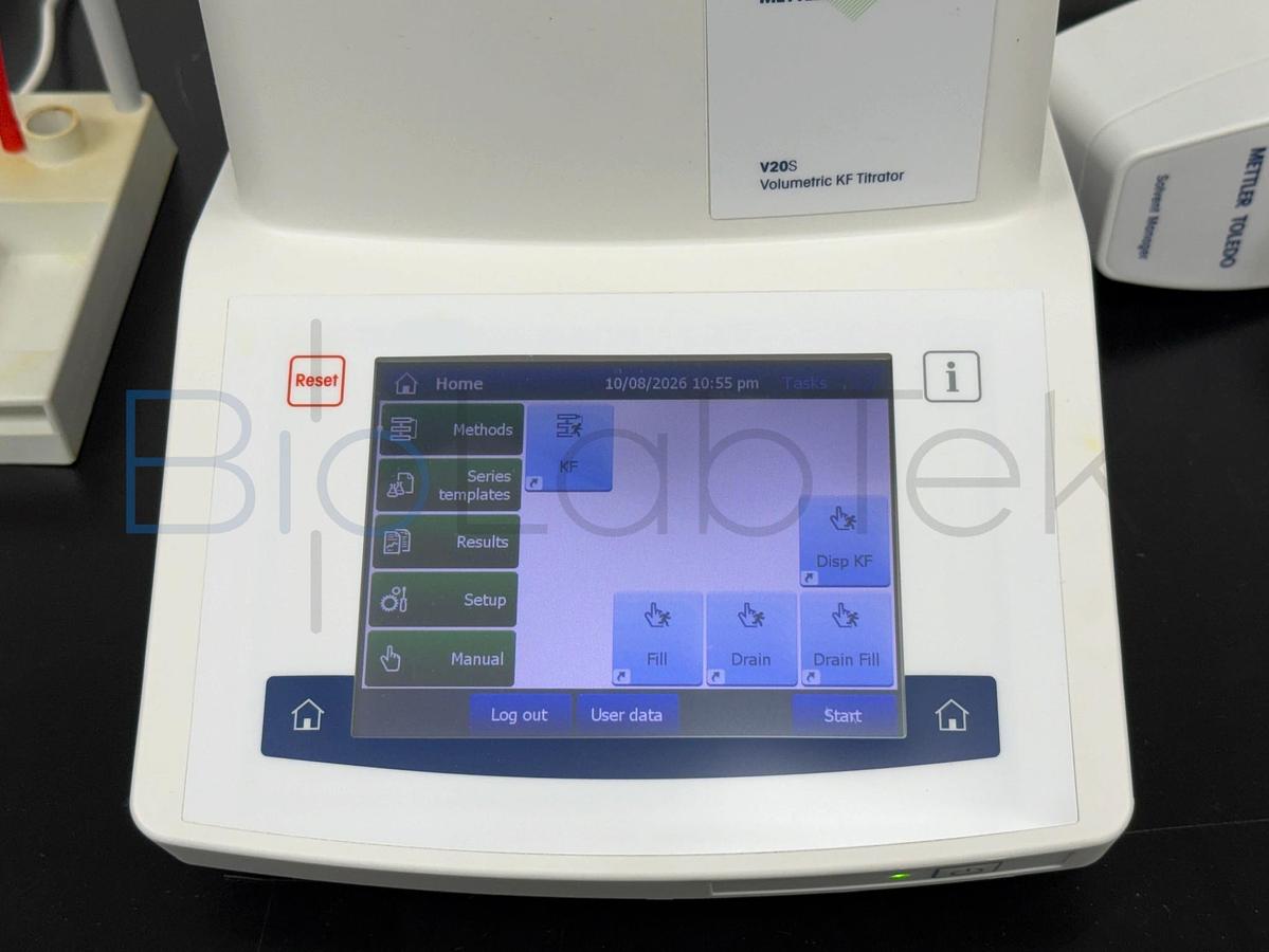 Used Mettler Toledo V20S Compact Volumetric KF Titrator | Karl Fischer Moisture