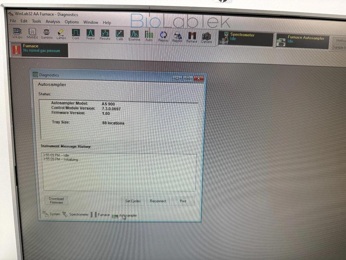 Used Perkin Elmer PinAAcle 900Z Atomic Absorption Spectrometer