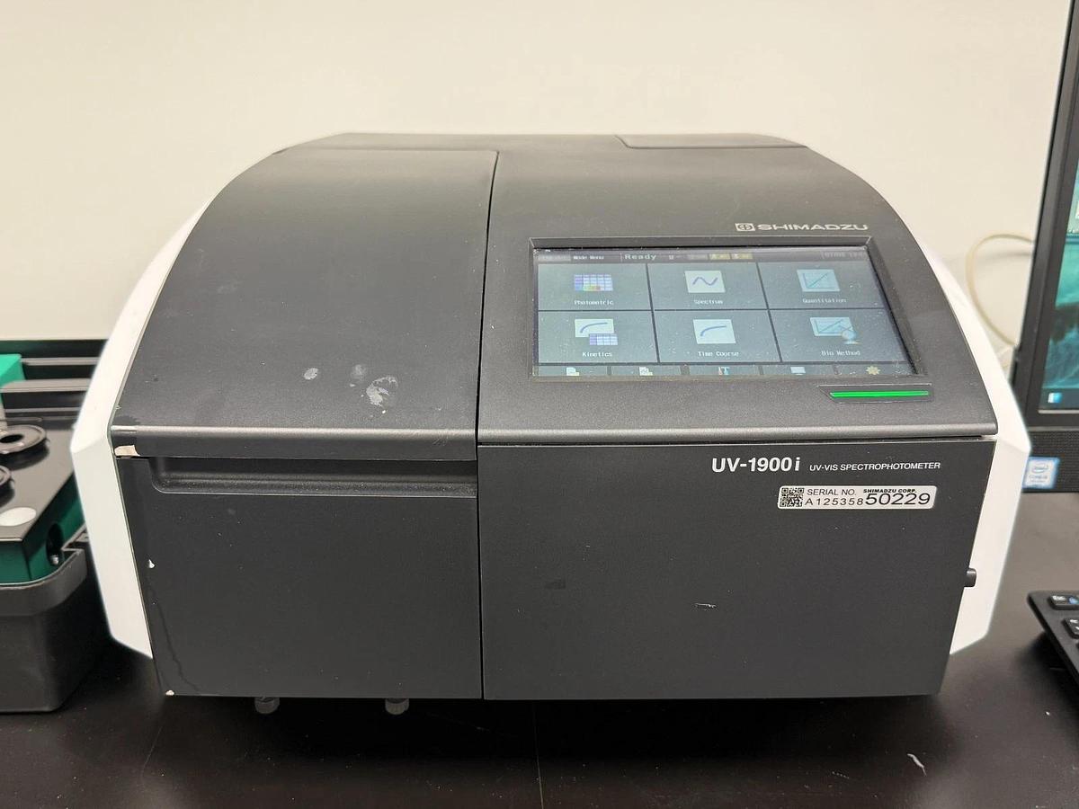 Used Shimadzu UV-1900i UV-VIS Spectrophotometer | Double-Beam Benchtop